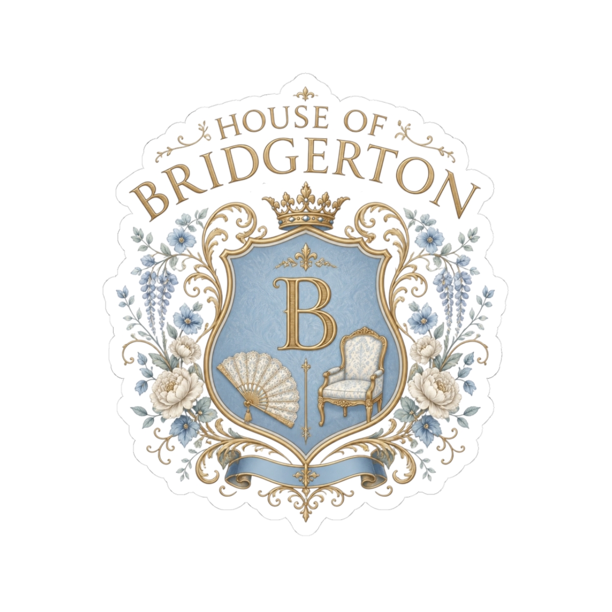 Bridgerton "House of Bridgerton" Sticker - alternate angle 1, merchandise
